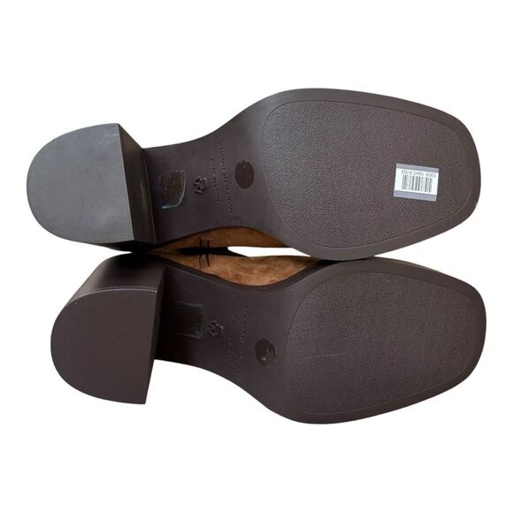 Stuart Weitzman Bethenny 80 zip bootie in doe Sport Suede size 9.5 NWOB - Picture 9 of 12